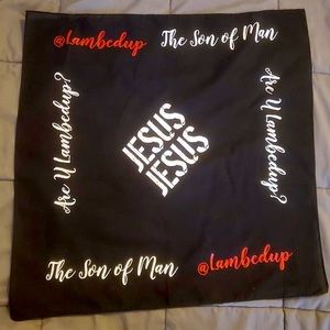 COPY - Black Son of Man Lambed Up Bandana